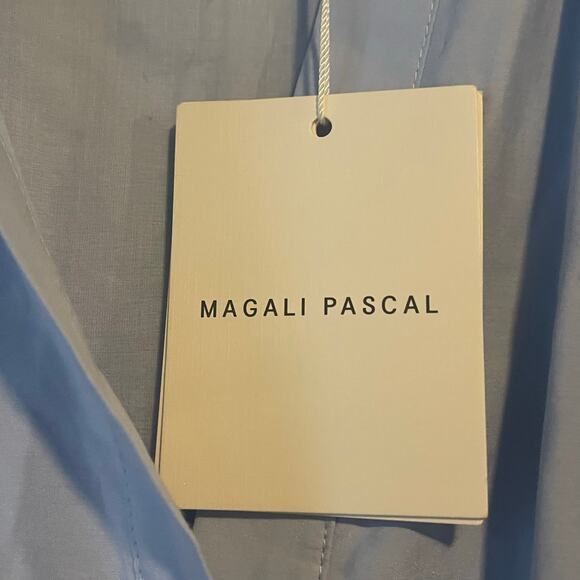 NEW Magali Pascal Louisa Tiered Mini Dress in Hydrangea‎ Blue Size Large - Picture 9 of 13